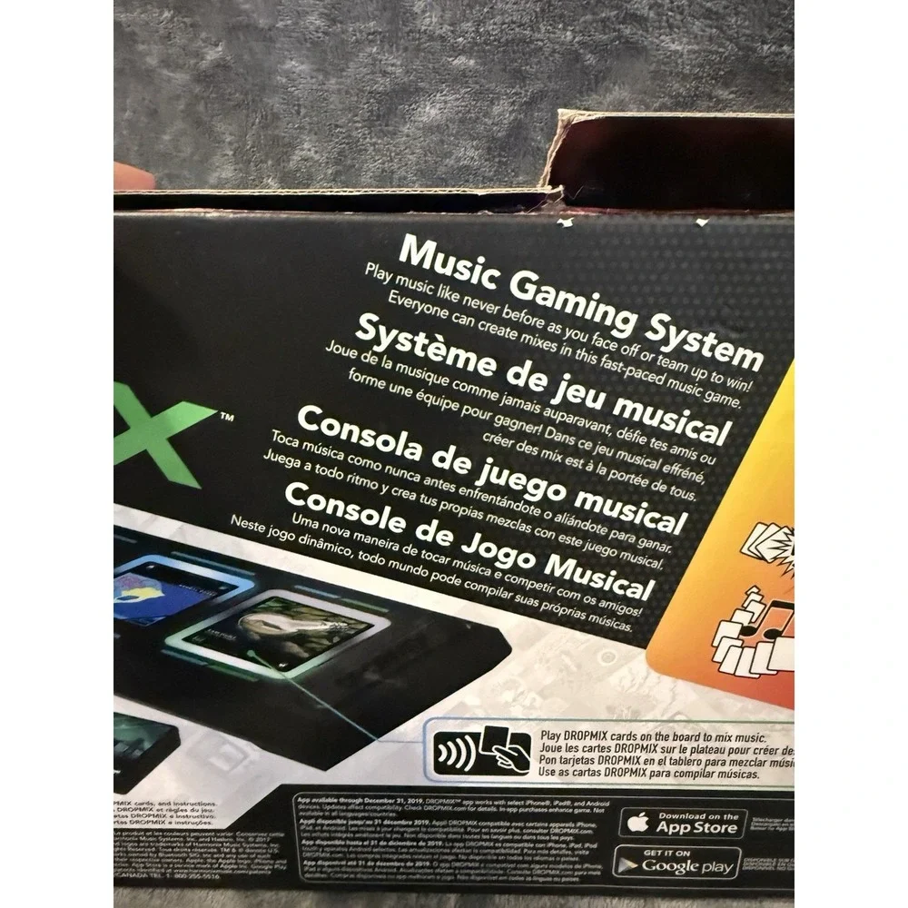 Hasbro Harmonix Dropmix Gaming System Board Music Mixer W/65 Cards & Instruction